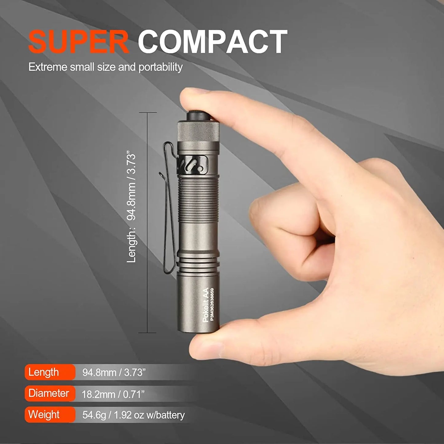 ACEBEAM Pokelit AA EDC Flashlight 1000 Lumens