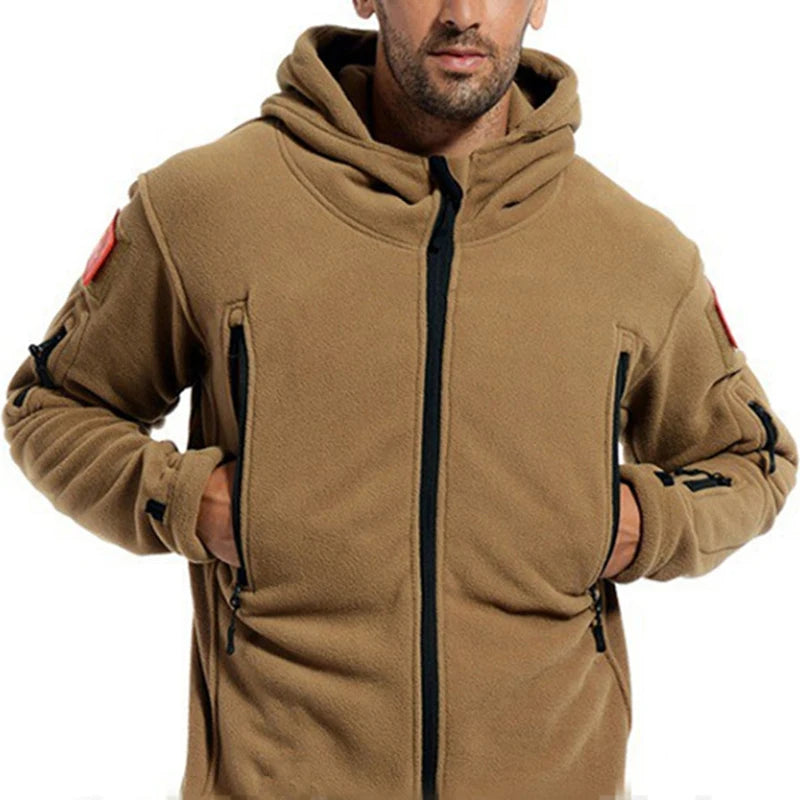 Military Winter Thermal Fleece Tactical Jacket Outdoors