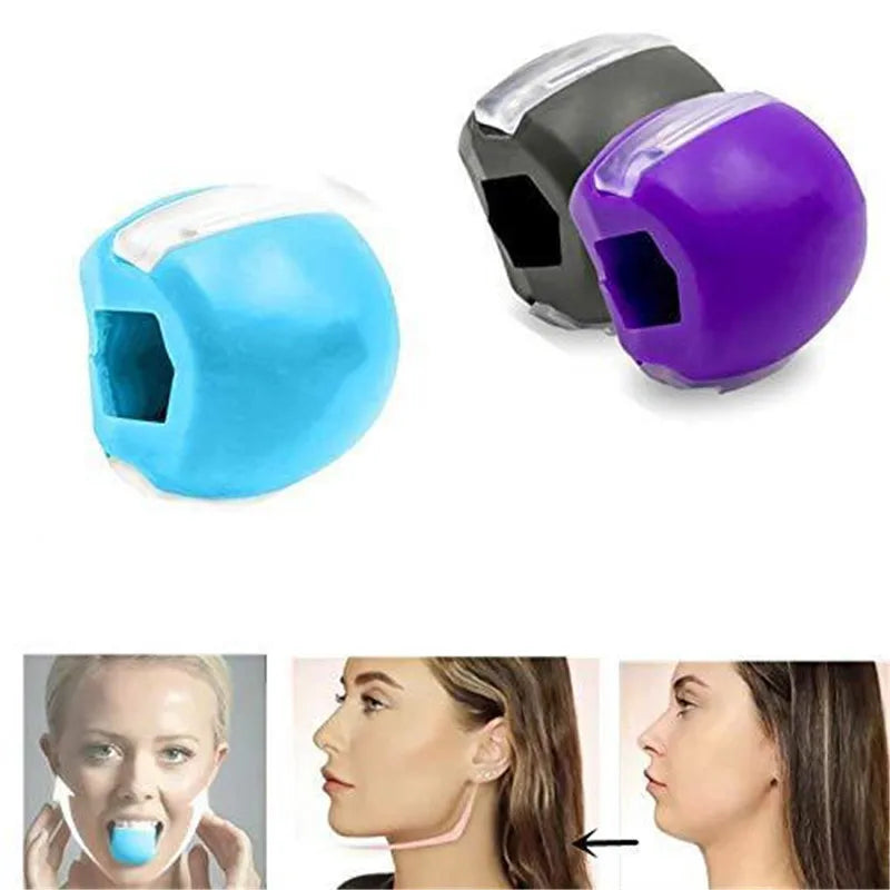 Silica Gel Face Fitness Ball Jaw Exerciser