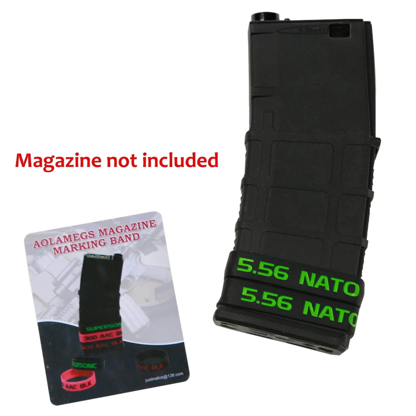 6pcs/Pack Magazine Marking Band