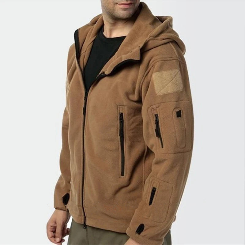 Military Winter Thermal Fleece Tactical Jacket Outdoors