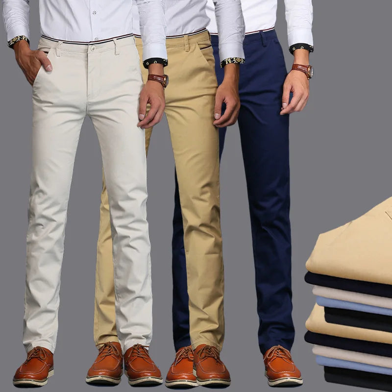 Classic Style Men Thin Casual Pants