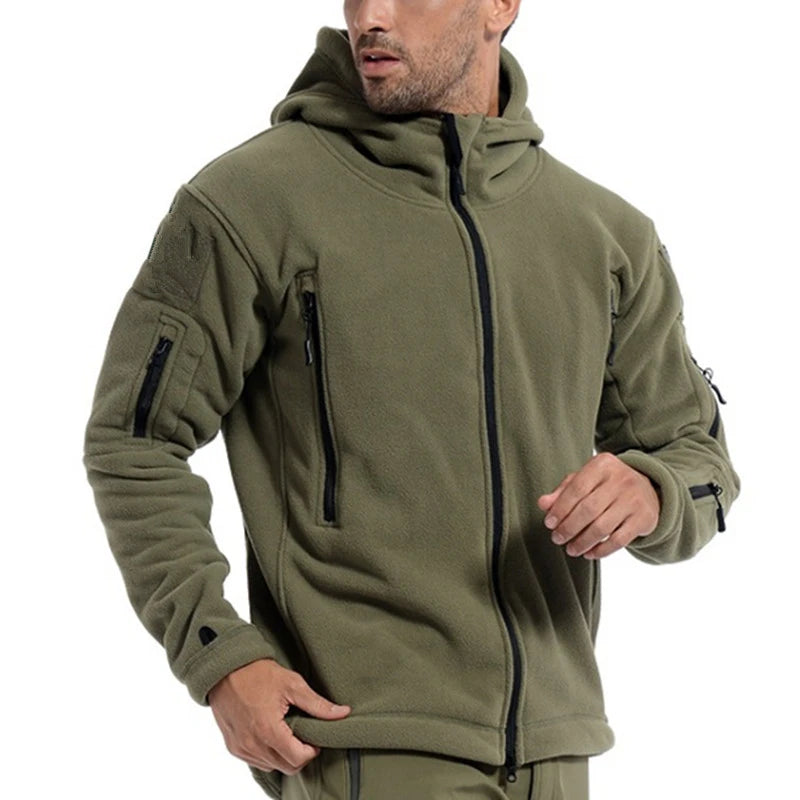 Military Winter Thermal Fleece Tactical Jacket Outdoors