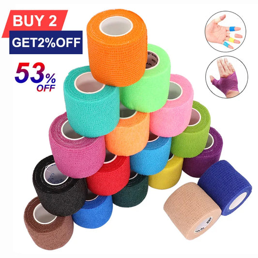 COYOCO Colorful Sport Self Adhesive Elastic Bandage Wrap