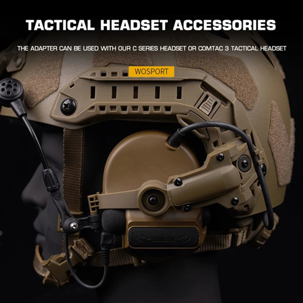 Tactical Helmet Rail Adapter for PELTOR ComTac