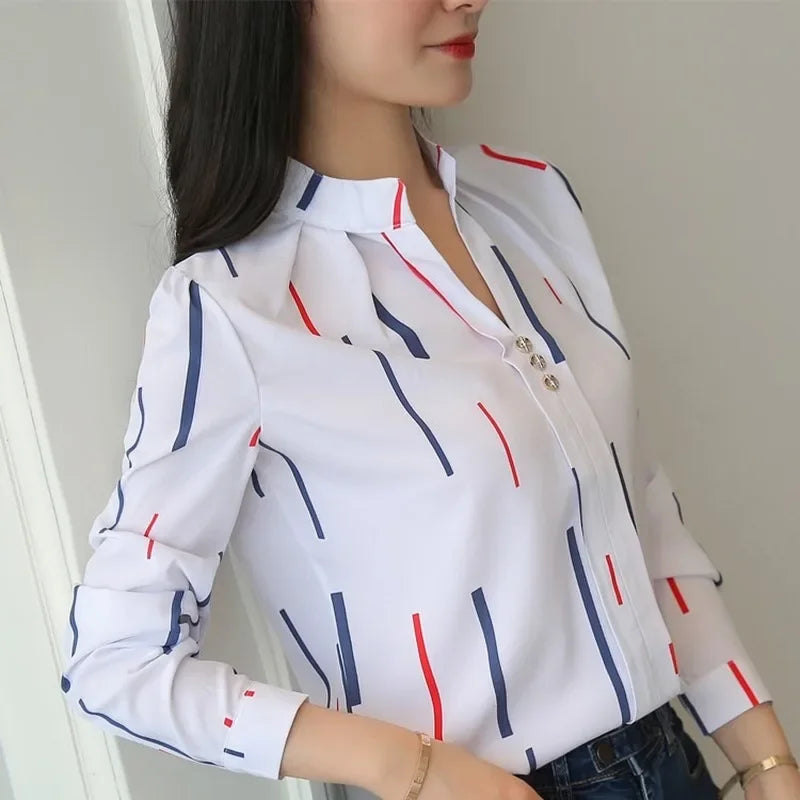 JFUNCY Women's Office Blouse