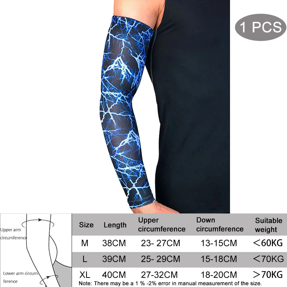 Breathable Quick Dry UV Protection Running Arm Sleeves