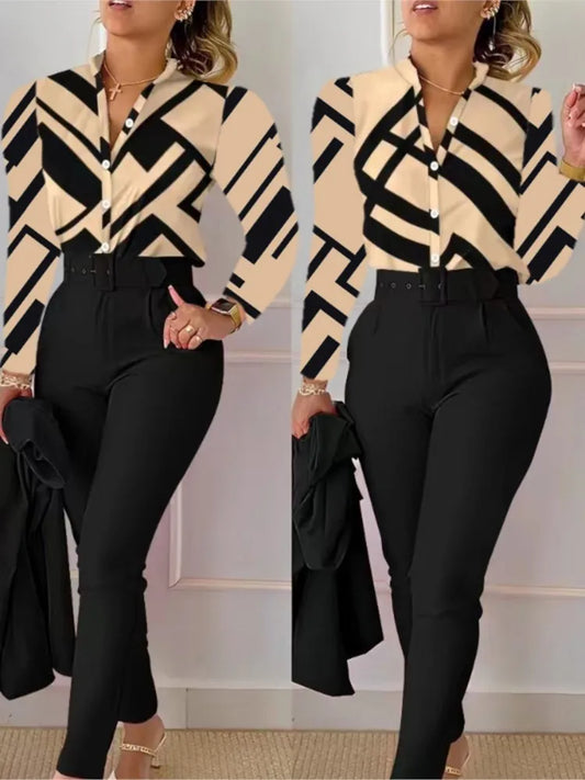 Women Workwear Two Piece Suit