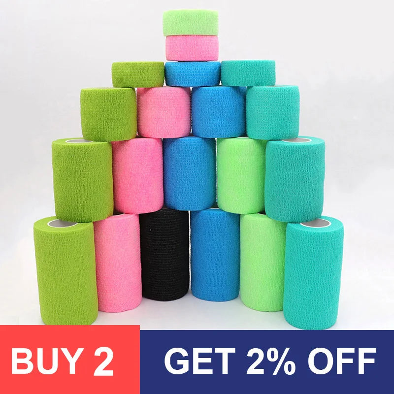 COYOCO Colorful Sport Self Adhesive Elastic Bandage Wrap