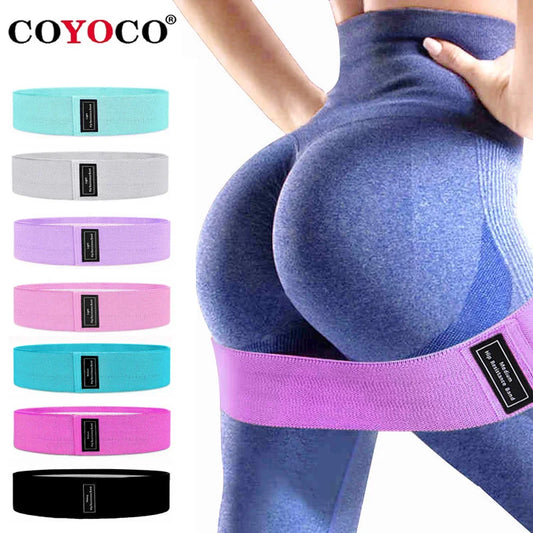 COYOCO Resistance Bands Fitness Booty Bands Hip Circle Fabric