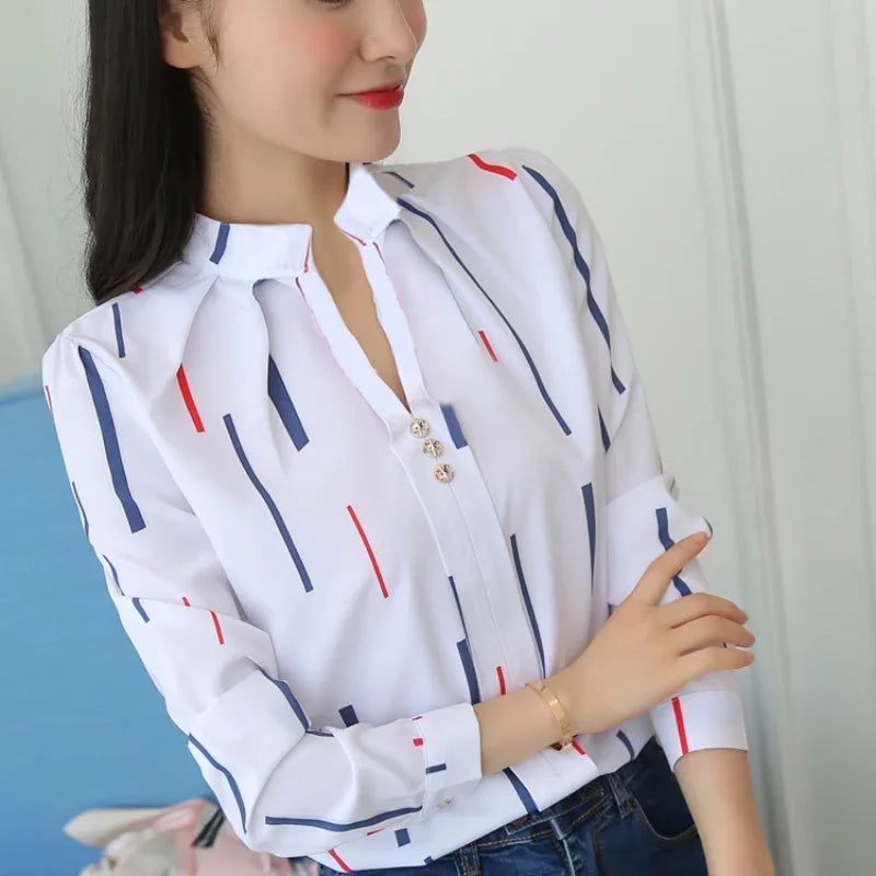 JFUNCY Women's Office Blouse