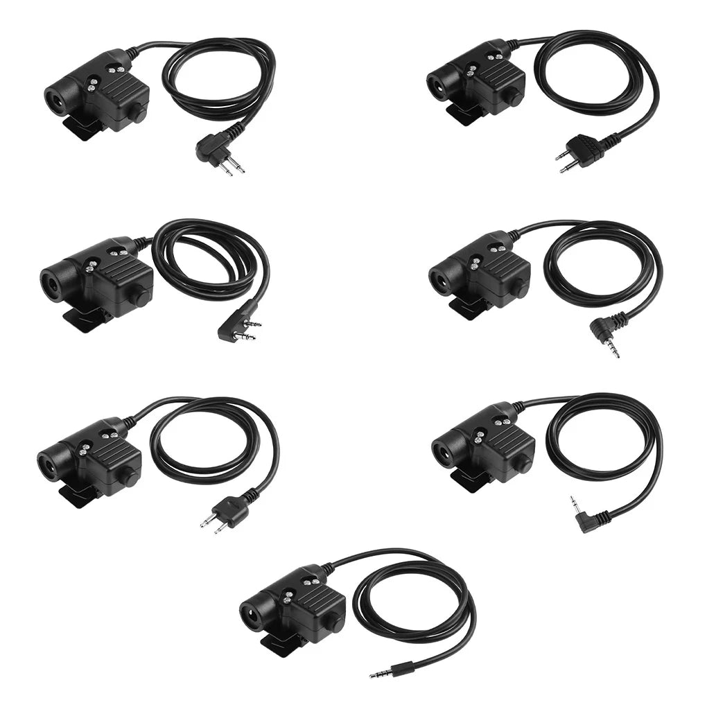 PTT Headset Tactical Compatible Pin Connector